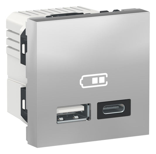 USB lader 2 x Type A + C