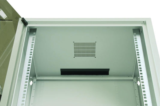 Veggskap 19" SJ m/glassdør Centex Knutsen - Molex