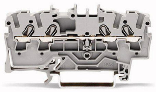 Rekkeklemmer Wago Topjob 4 leder