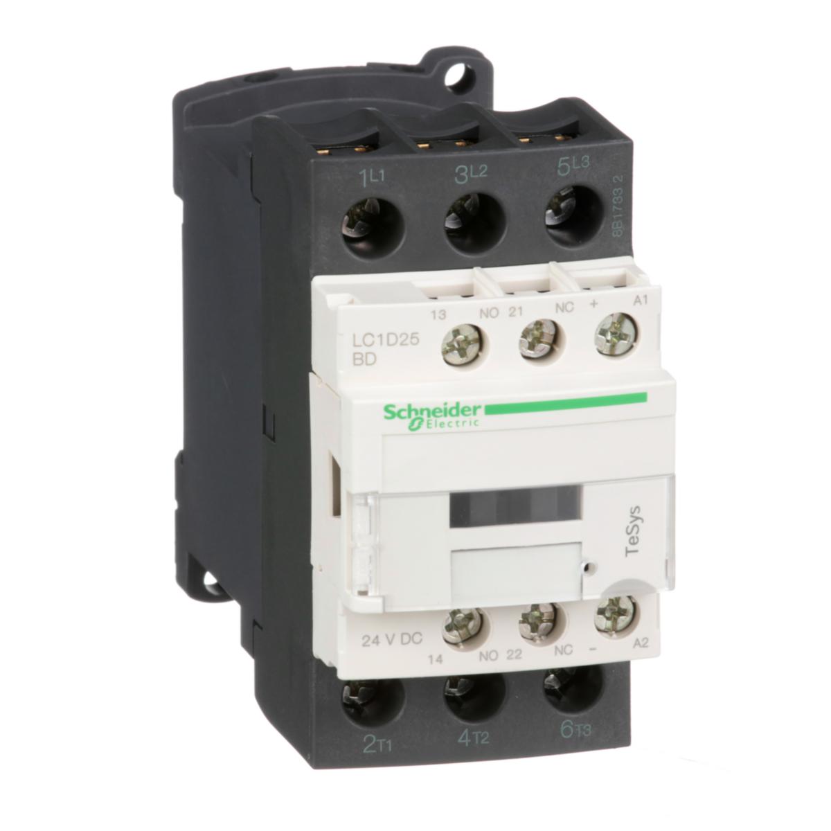 Kontaktorer Schneider LC1D 25A 3pol - Schneider Electric