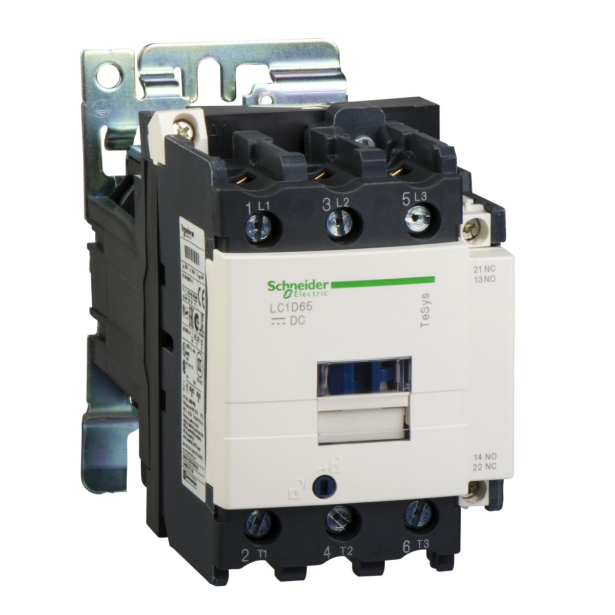 Kontaktorer Schneider LC1D 80A 3pol - Schneider Electric