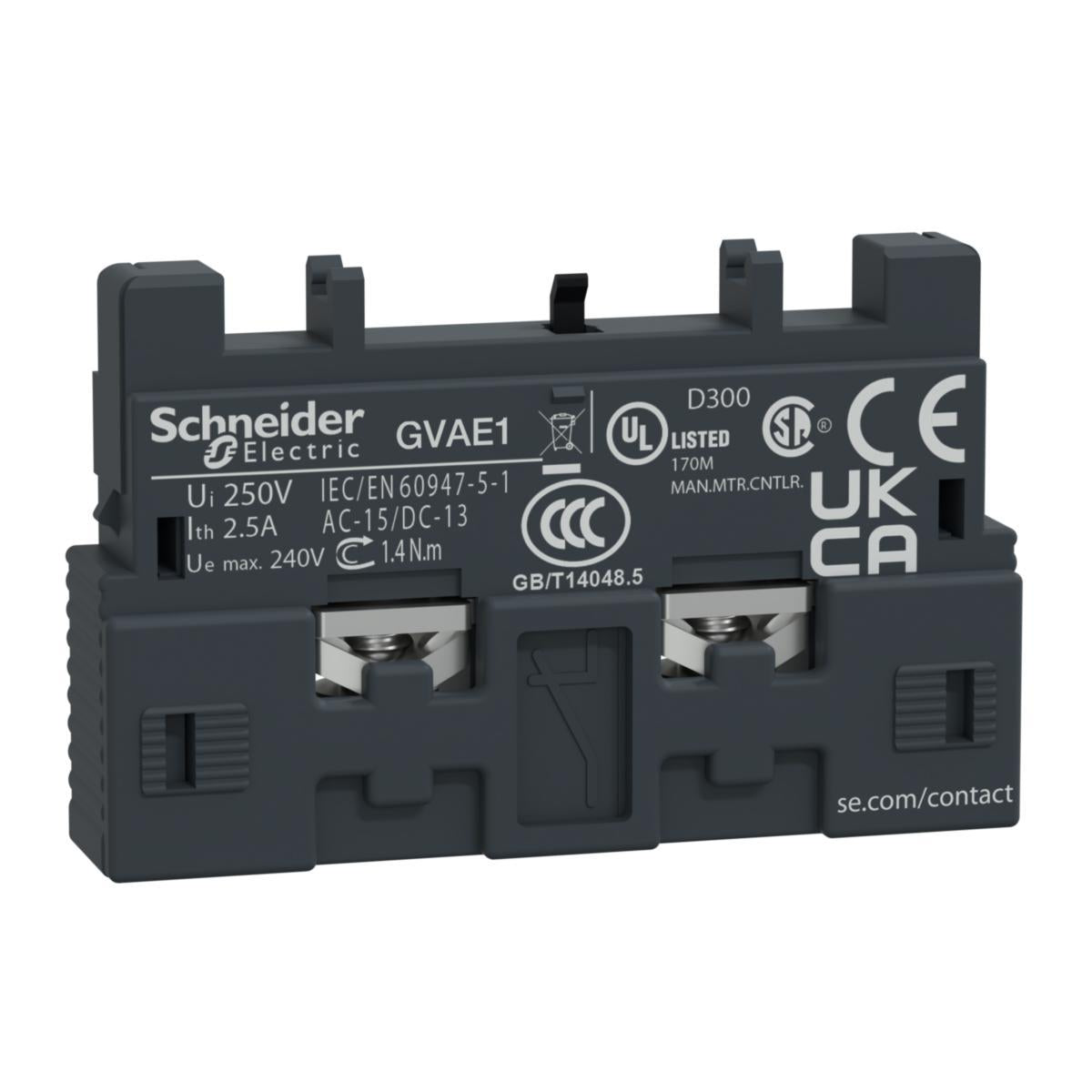 Hjelpeblokk Schneider GV2 GVAE - Schneider Electric