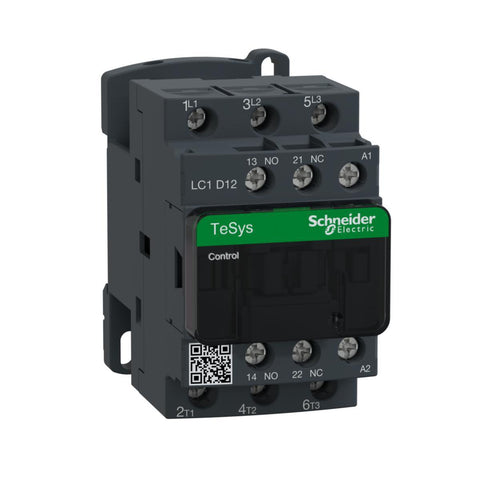 Kontaktorer Schneider LC1D 12A 3Pol - Schneider Electric