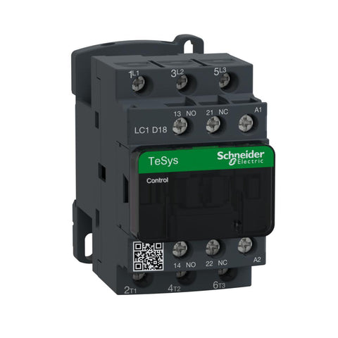 Kontaktorer Schneider LC1D 18A 3pol - Schneider Electric