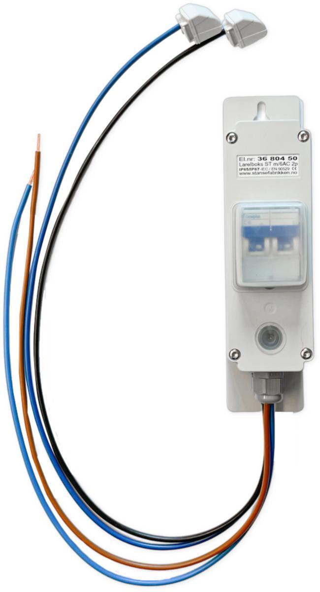 Larelboks Stansefabrikken m/automatsikring ST - 6