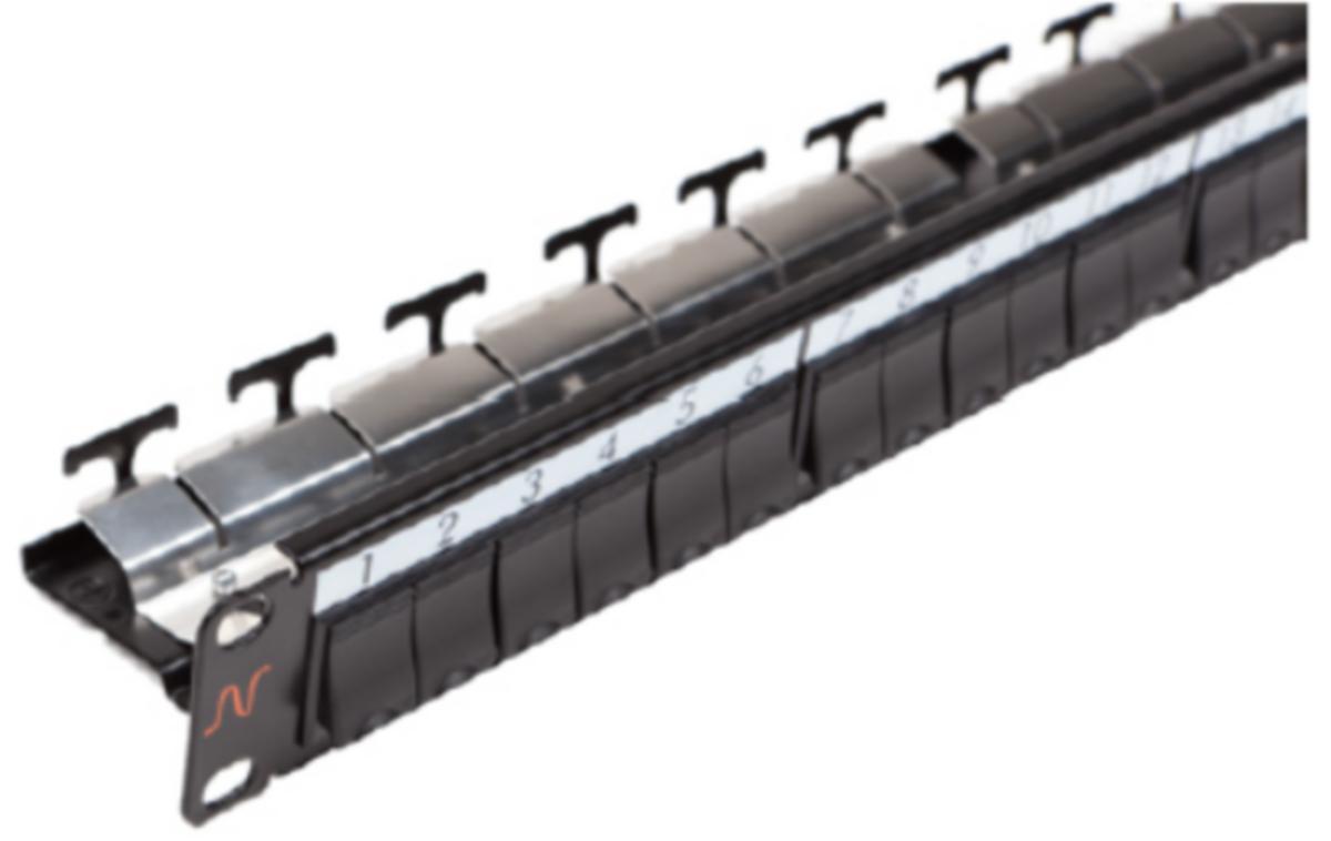 Patchpanel Nexans  24 Snap-in BK