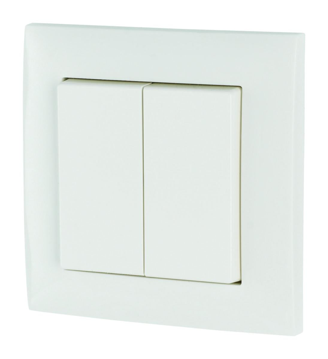 Trykknapp Eaton 55X55 dobbel med ramme