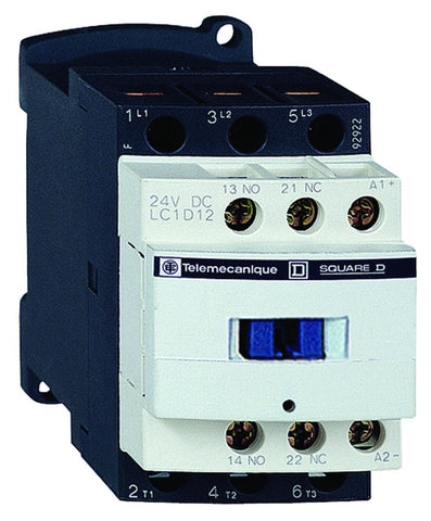 Kontaktorer Schneider LC1D 12A 3Pol - Schneider Electric