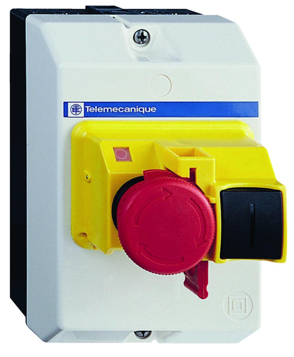 Kapsling Schneider m/nødstopp GV2ME - Schneider Electric