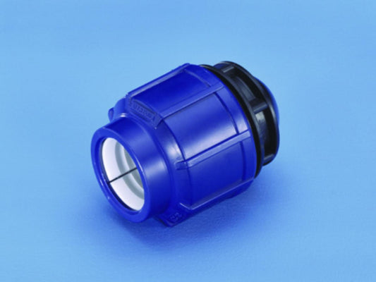 Endeplugg Norsk Wavin blå