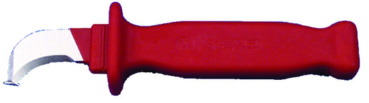 Kniv Abiko m/krokblad og flat spiss