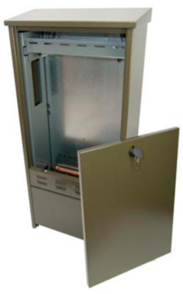 Fiberskap Melbye MSC grønn galvanisert