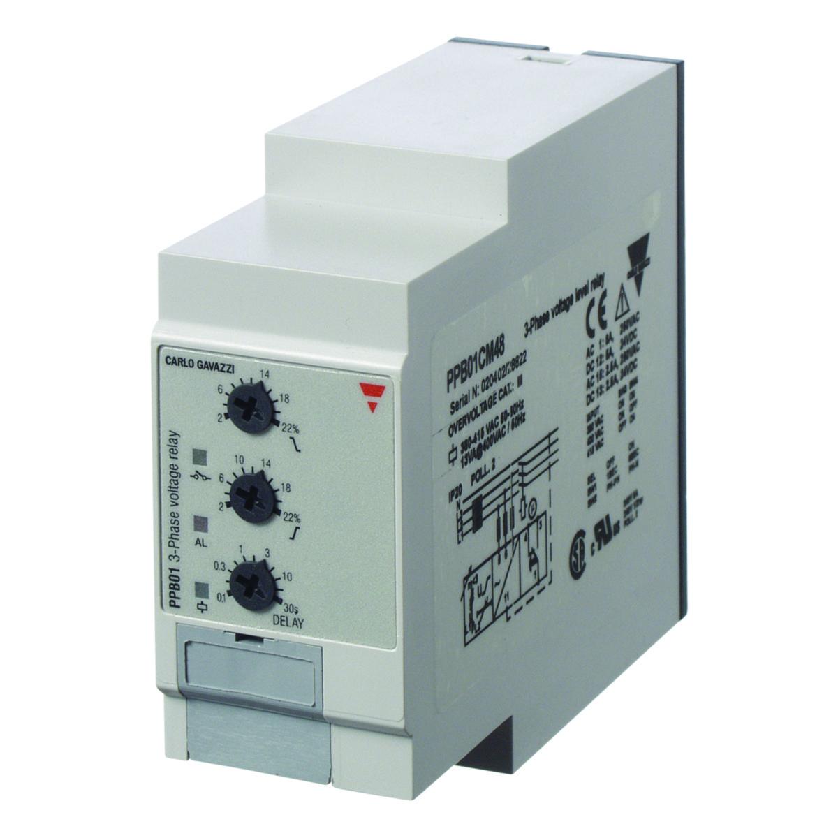 Nettovervåkningsrele Carlo Gavazzi 3fase