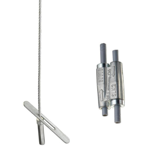 Wireoppheng Castor Speed Link SLK m/mothake og lås 20kg