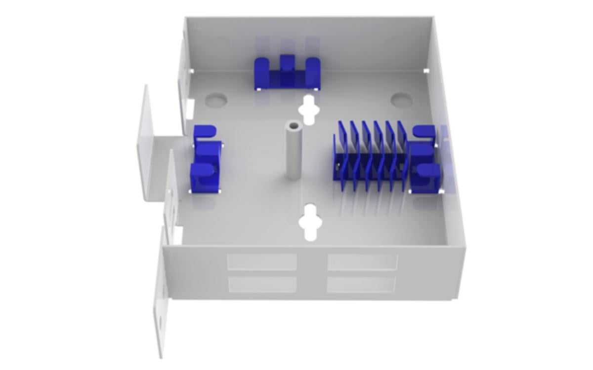 Fiber Veggbokser Hexatronic 4F - Ducatel