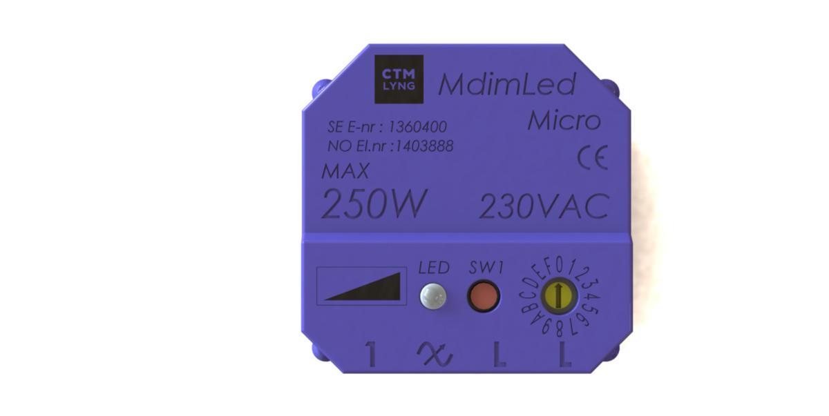 Microsafe dimmer CTM Lyng - 230