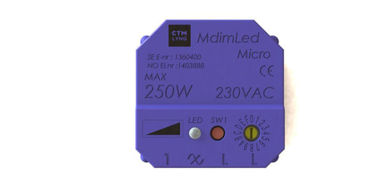 Microsafe dimmer CTM Lyng - 230