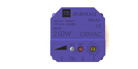 Microsafe dimmer CTM Lyng - 230