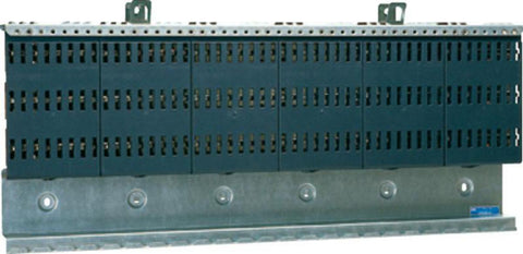 Monteringsplate ABB FST m/isolerte samleskinner for fordelingstavle
