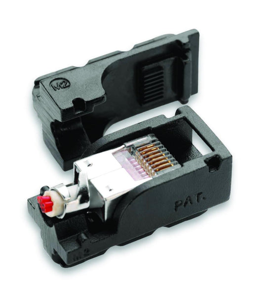 Pressbakkesett Melbye f/8pol RJ45 uskj