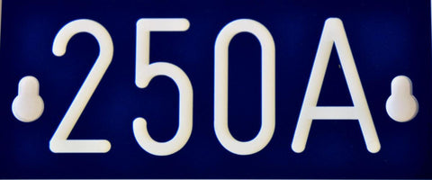 Merkeskilt til iso-sikringsbrytere Melbye