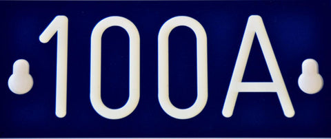 Merkeskilt til iso-sikringsbrytere Melbye