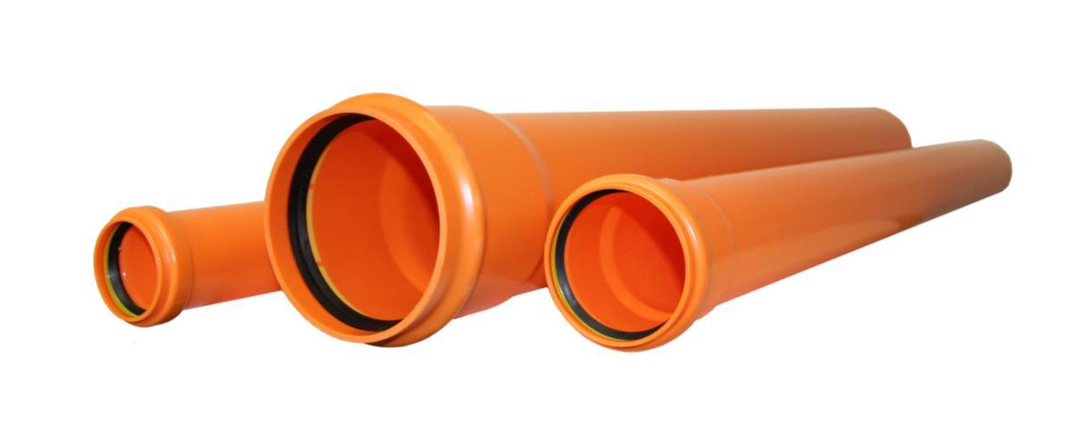 Glatte kabelrør Pipelife PVC