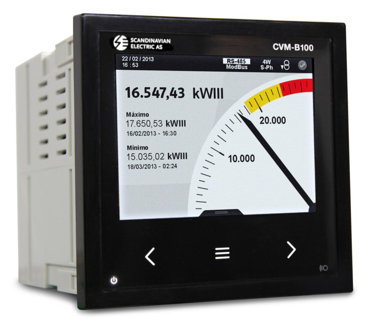 Nettanalysator CVM-B100-ITF-RS485 - Micro Matic