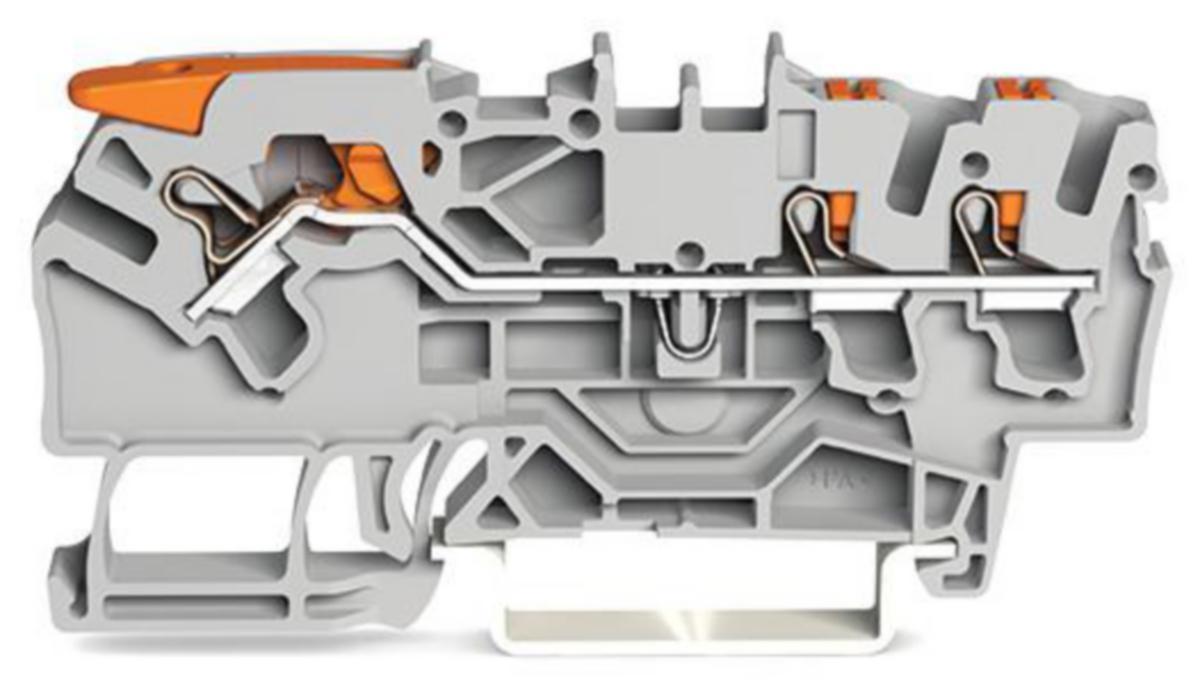 Rekkeklemme Wago m/hendel - 20