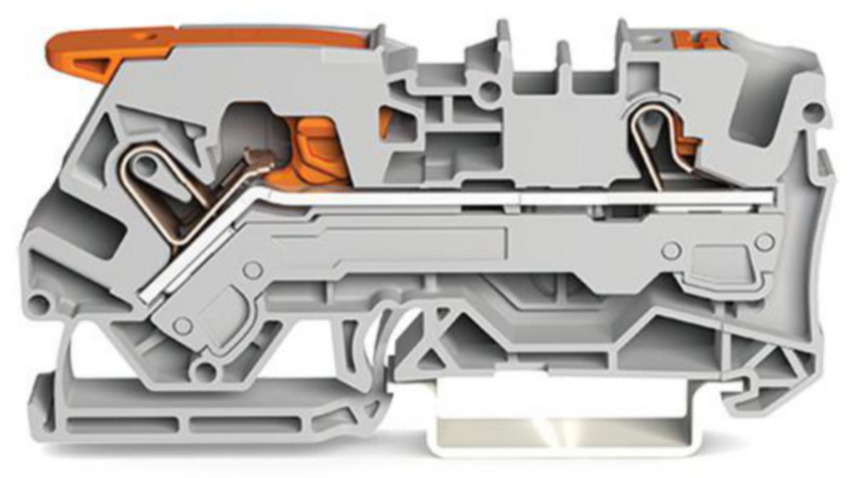 Rekkeklemme Wago m/hendel - 20