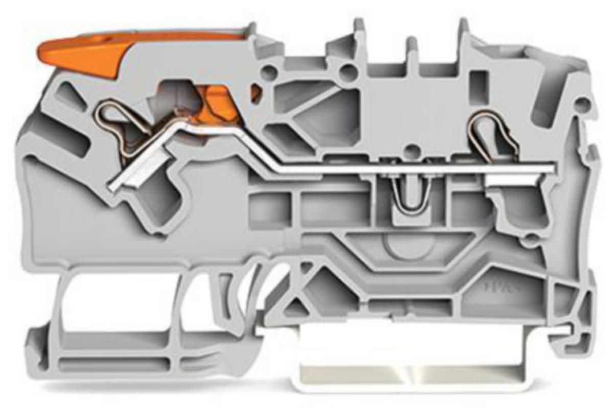 Rekkeklemme Wago m/hendel - 20