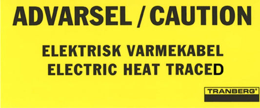Advarsel skilt Stahl Tranberg