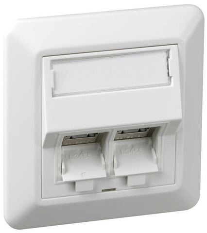 Uttak RJ45 Cat 6A RS vinklet Sohome