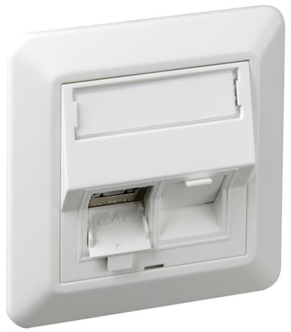 Uttak RJ45 Cat 6A RS vinklet Sohome