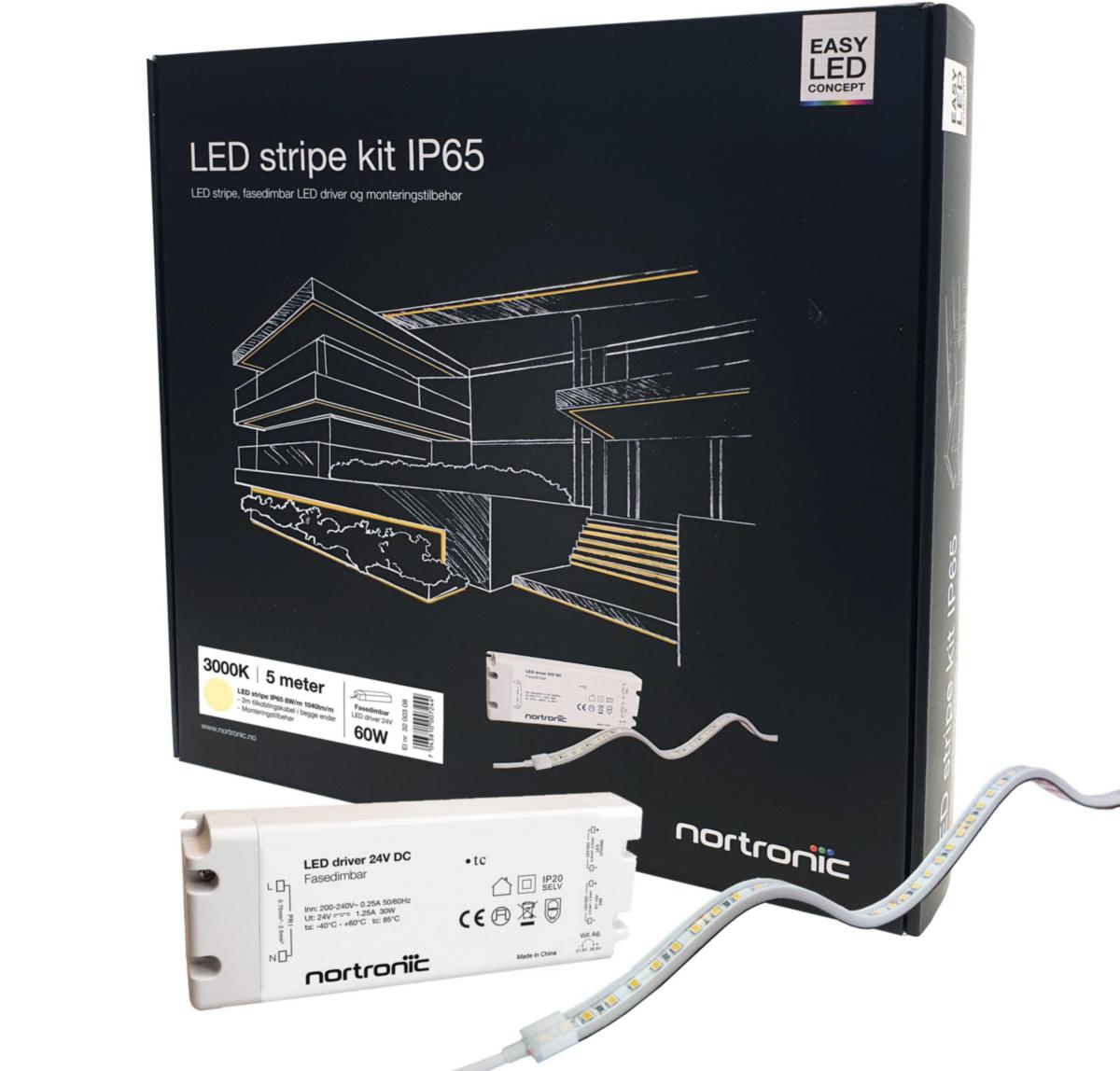 LED stripe Nortronic  KIT 24V IP65