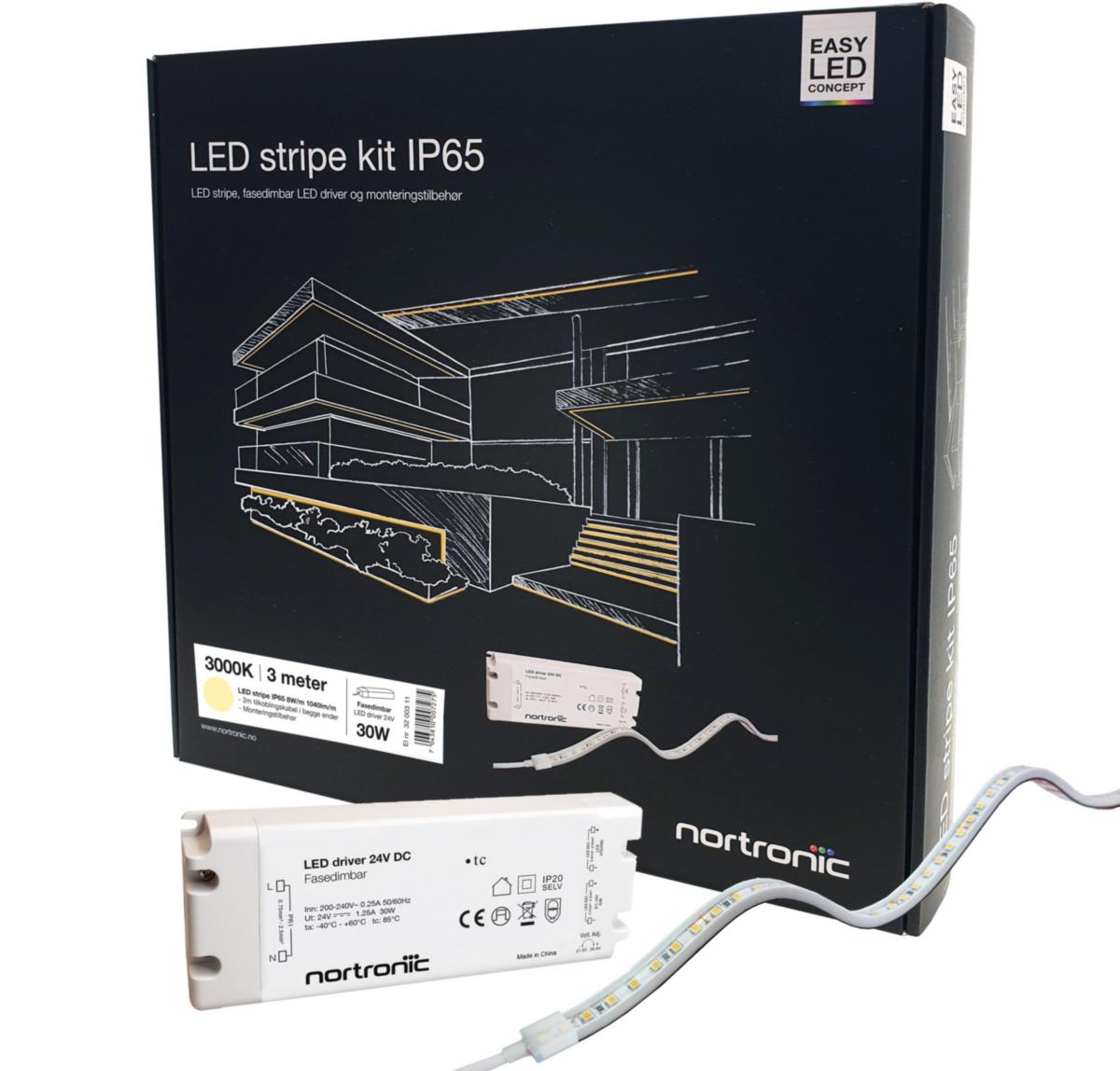 LED stripe Nortronic  KIT 24V IP65