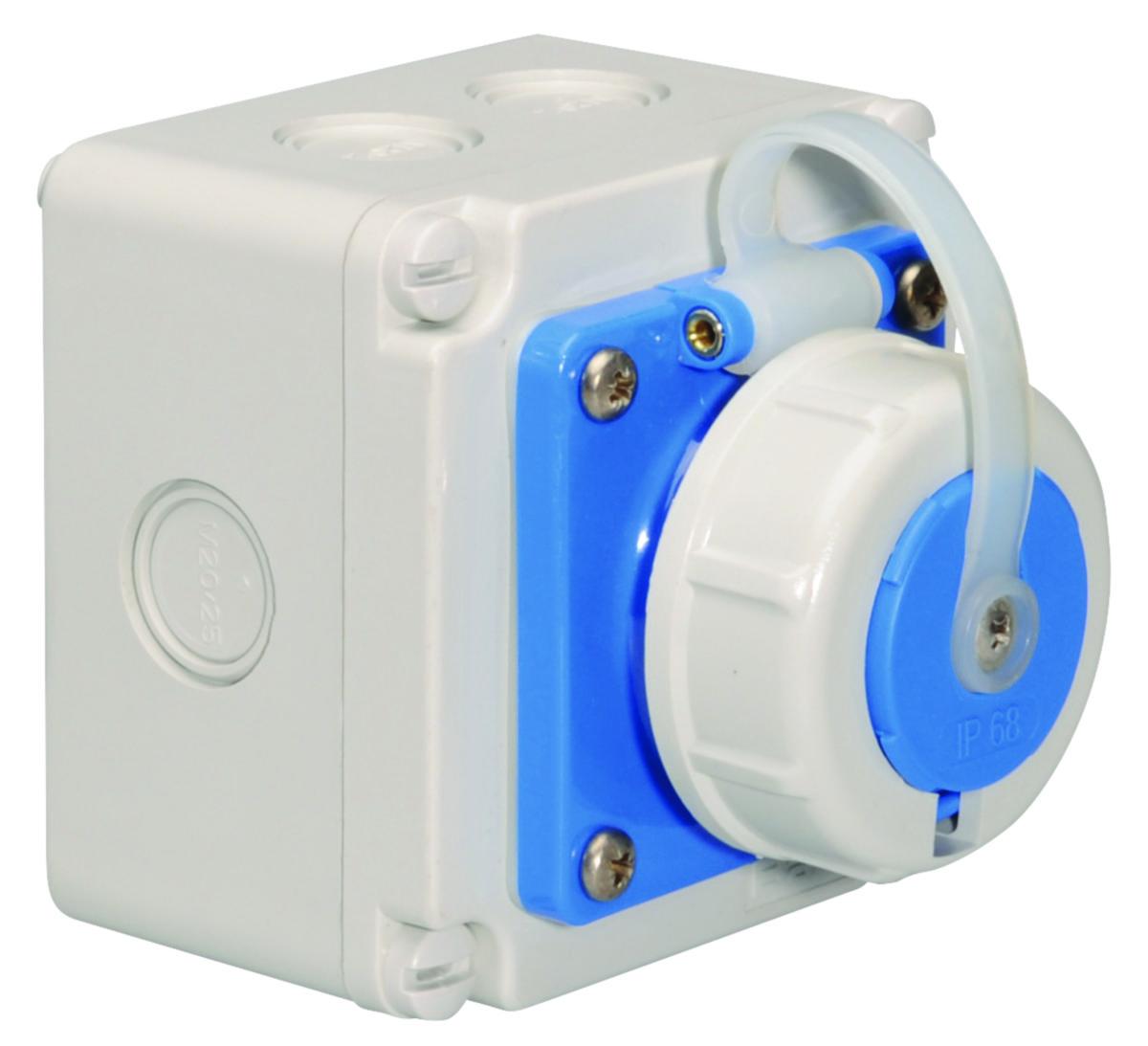 Stikkontakt Hauge schuko IP67 - 16