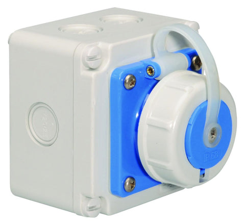 Stikkontakt Hauge schuko IP67 - 16