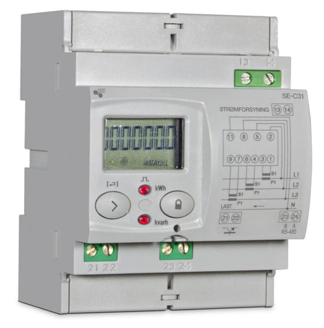 Måler SE-C 3-fase kWt