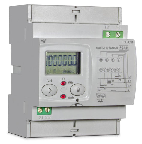 Måler SE-C 3-fase kWt