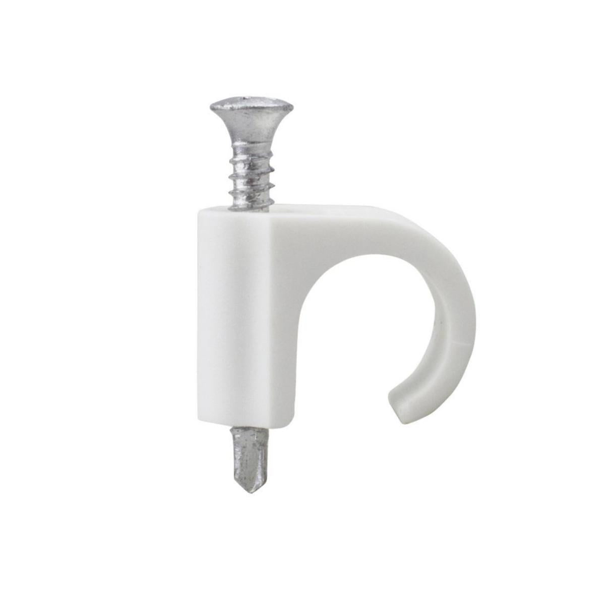 Plastklips med sevborende skrue - Castor