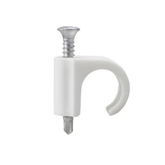 Plastklips med sevborende skrue - Castor