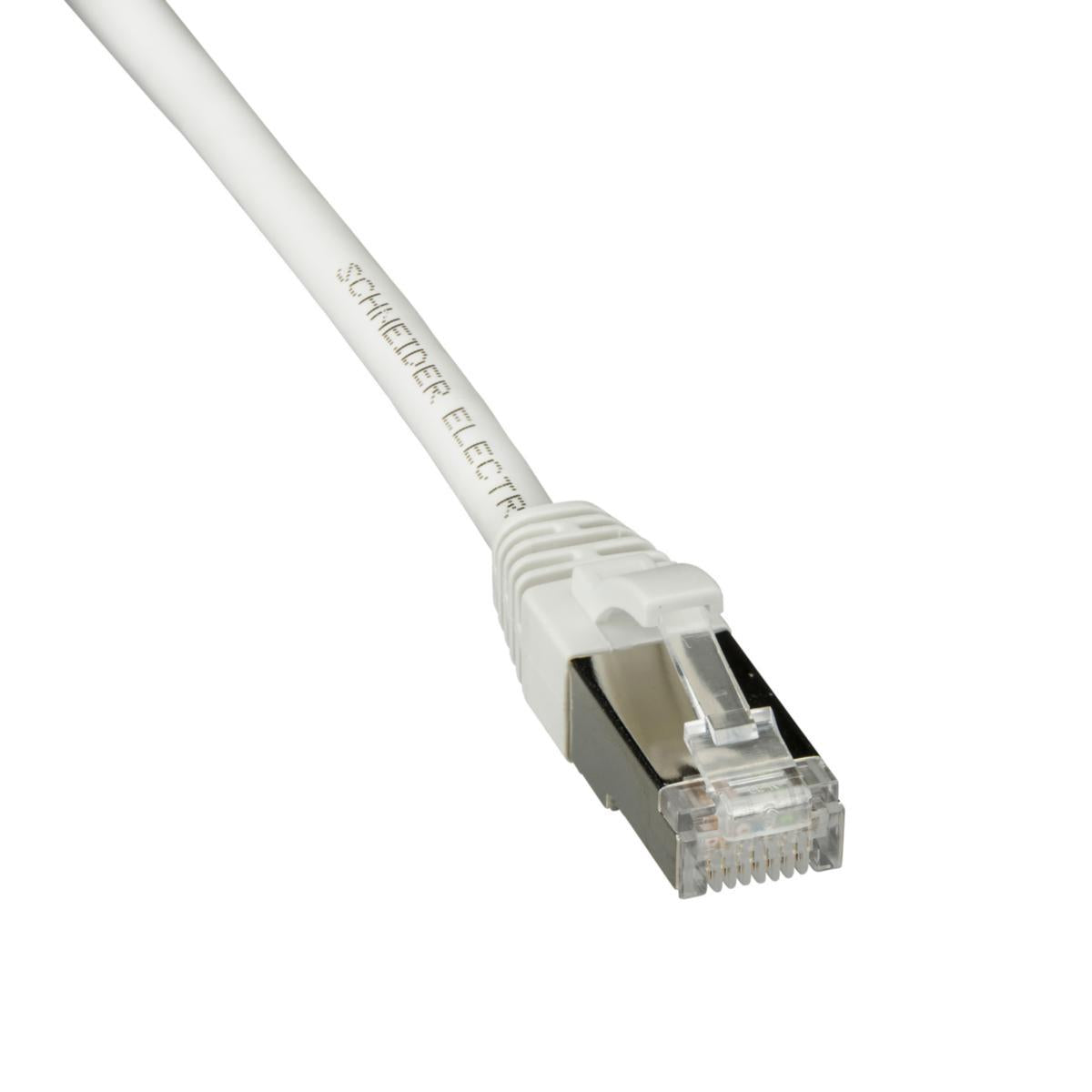 Patchkabel Actassi STP kat 6A Hvit - Schneider Electric