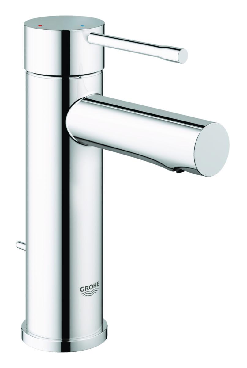 Servantbatteri Essence S med rett tut kaldstart og oppløft, Grohe