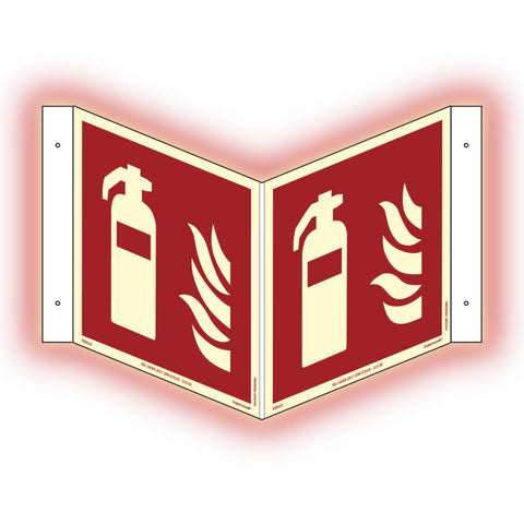 Skilt Systemtext Supernova+® Brannslukker Vinklet