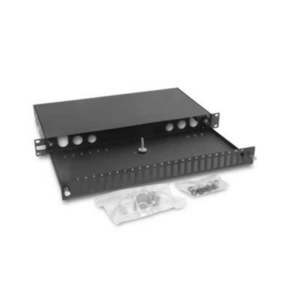 Fiberpanel ODF 19" 1HE 24xSC Duplex Eurolan