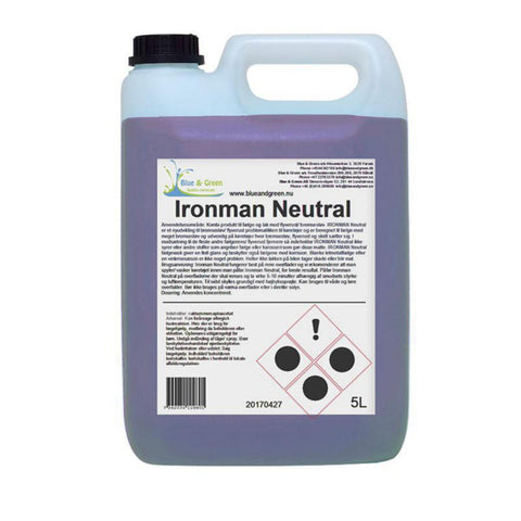 Rust- partikkelfjerner og felgrens BG Ironman Neutral - Blue & Green