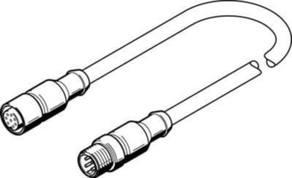Tilkoblingskabel Festo NEBV-M12G8