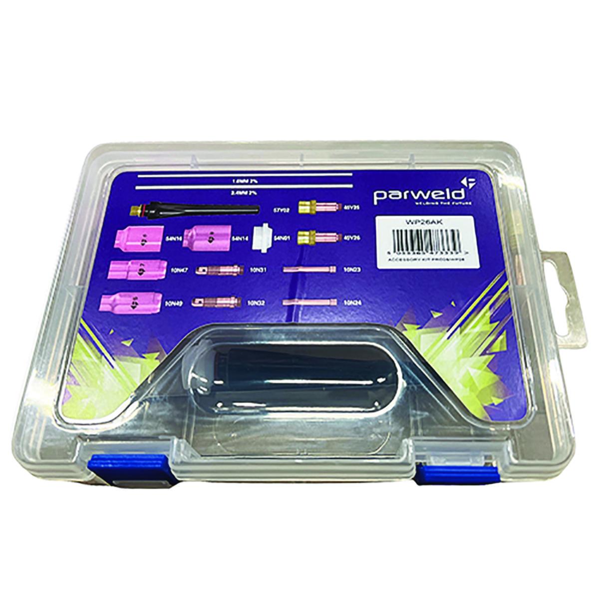 Delsett f/ Parweld TIG-pistoler