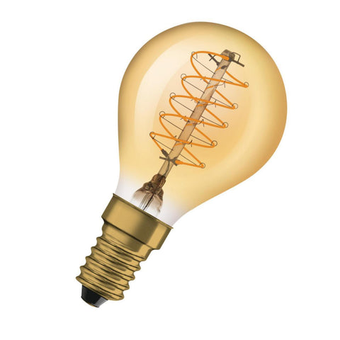 LED Osram Vintage 1906, Globe, Gull, dimbar - 220
